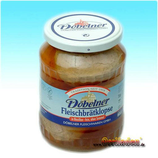 Döbelner Fleischbrätklöpse in Bouillon