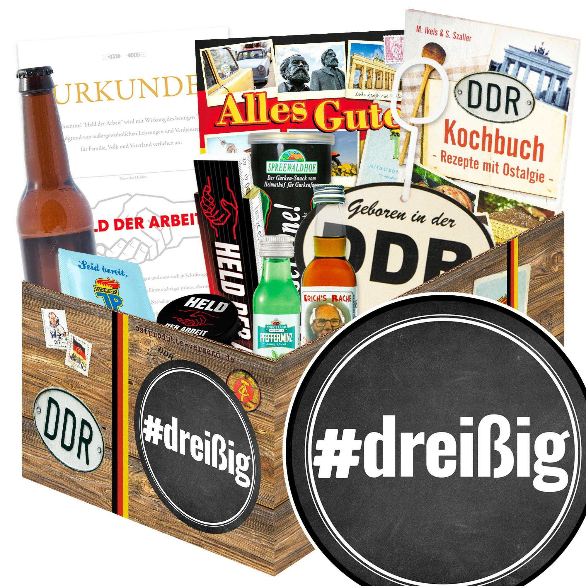 #dreißig - Geschenkset Ostpaket "Männer Box" - Ossiladen I Ostprodukte Versand