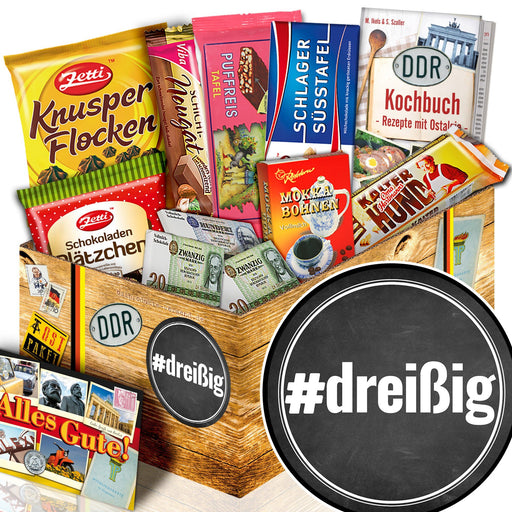 #dreißig - Geschenkset Ostpaket "Schokoladenbox M" - Ossiladen I Ostprodukte Versand