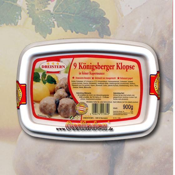 Dreistern Königsberger Klopse 0,9kg