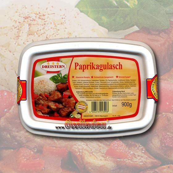 Dreistern Paprikagulasch, 0,9kg