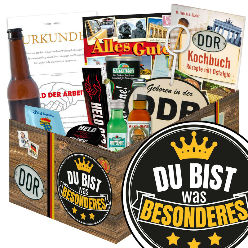 Du bist was Besonderes - Geschenkset Ostpaket "Männer Box" - Ossiladen I Ostprodukte Versand
