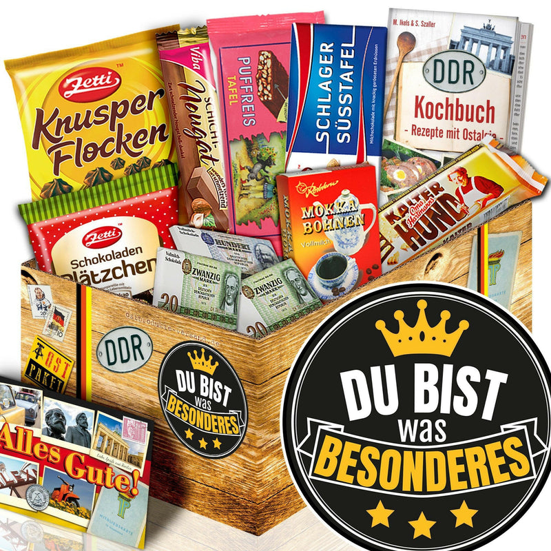 Du bist was Besonderes - Geschenkset Ostpaket "Schokoladenbox M" - Ossiladen I Ostprodukte Versand