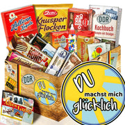Du machst mich glücklich - Süßigkeiten Set DDR L - Ossiladen I Ostprodukte Versand