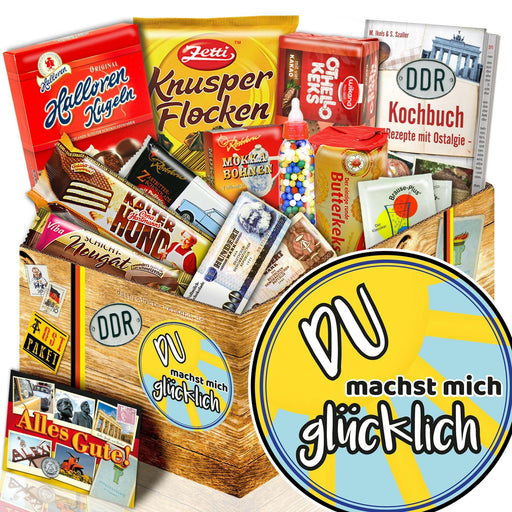 Du machst mich glücklich - Süßigkeiten Set DDR L - Ossiladen I Ostprodukte Versand