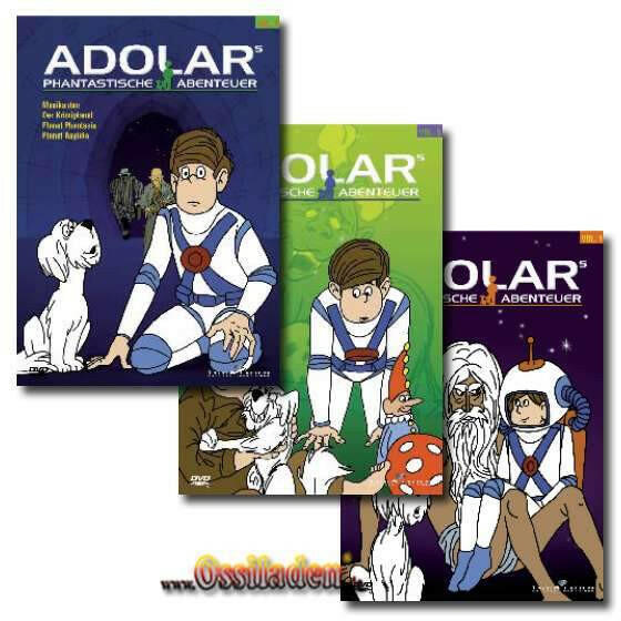 DVD - Adolars phantastische Abenteuer, 3er Set