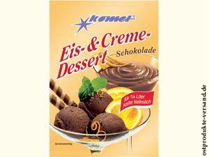 Eis & Cremedessert Schokolade Komet - Ossiladen I Ostprodukte Versand