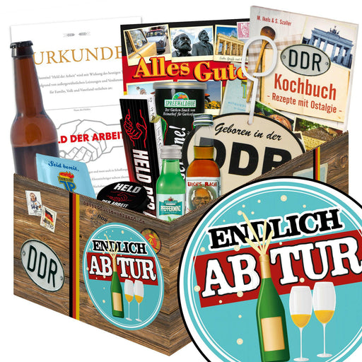 Endlich Abitur - Geschenkset Ostpaket "Männer Box" - Ossiladen I Ostprodukte Versand