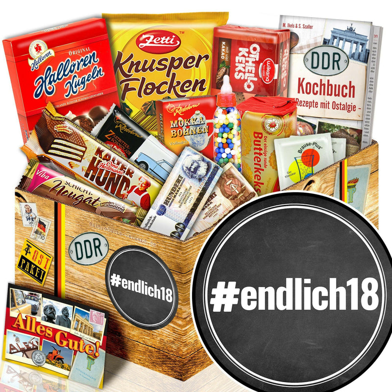 #endlich18 - Süßigkeiten Set DDR L - Ossiladen I Ostprodukte Versand