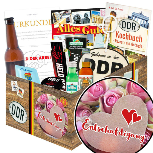 Entschuldigung - Geschenkset Ostpaket "Männer Box" - Ossiladen I Ostprodukte Versand