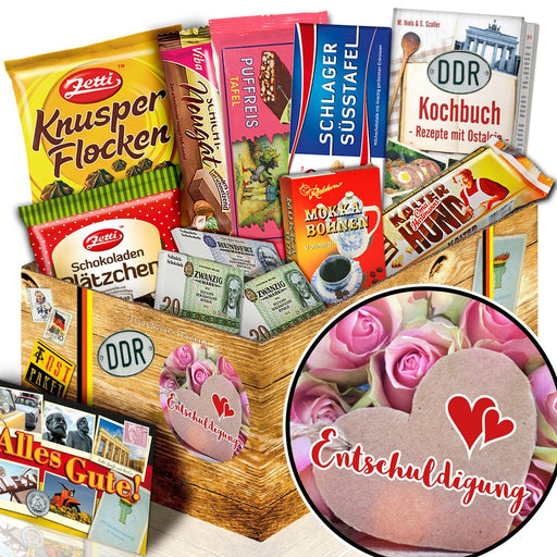 Entschuldigung - Geschenkset Ostpaket "Schokoladenbox M" - Ossiladen I Ostprodukte Versand