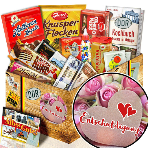 Entschuldigung - Süßigkeiten Set DDR L - Ossiladen I Ostprodukte Versand