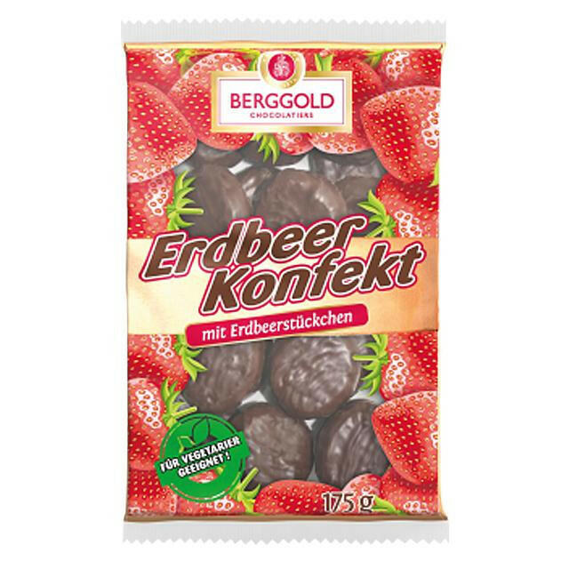 Erdbeer Konfekt 175g ( Berggold )