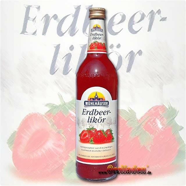 Erdbeer-Likör (Mühlhäuser), 0,7l