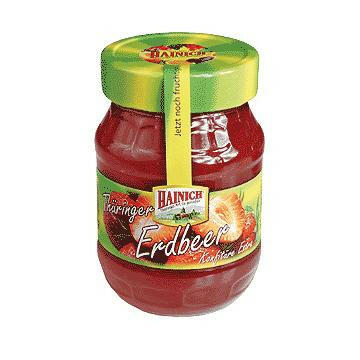 Erdbeerkonfitüre extra, 340g (HAINICH)