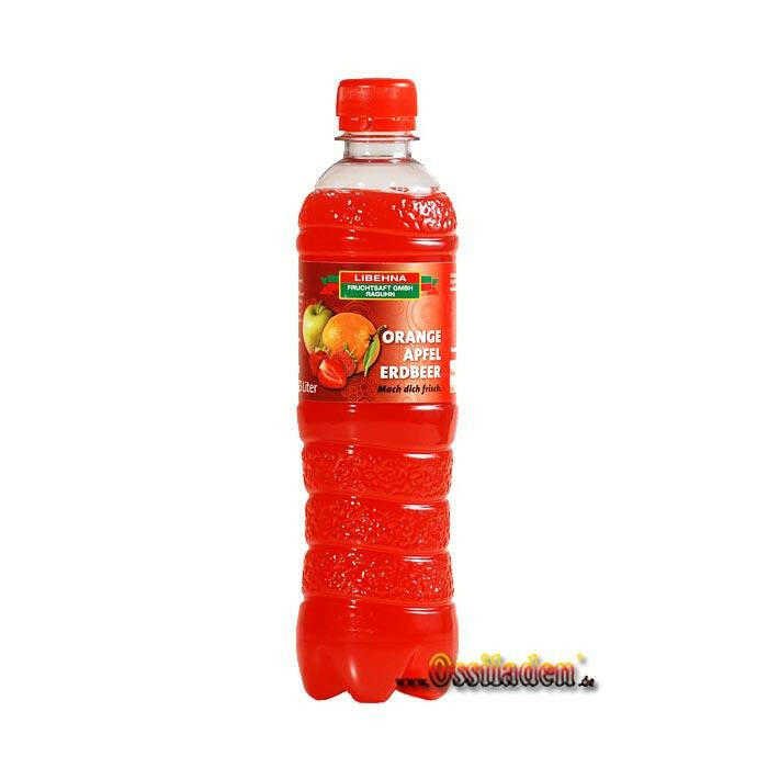 Erfrischungsgetränk - Orange-Apfel-Erdbeer (Libehna)