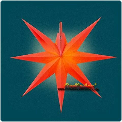 Erzgebirgischer Fensterstern - rot - 55cm