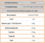 EWU Thür. Hackfleisch - Ossiladen I Ostprodukte Versand