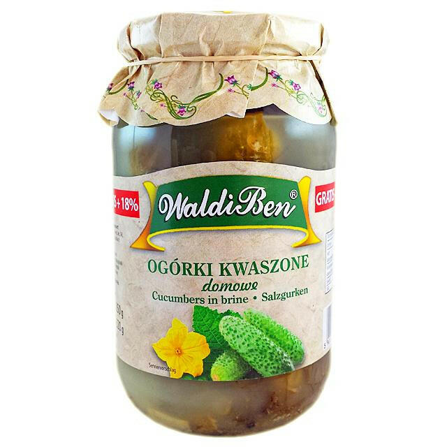 Faßsalzgurken, eingelegt ( Dovgan )