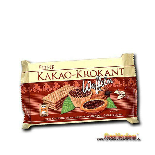 Feine Kakao-Krokant Waffeln (Spree-Waffel)