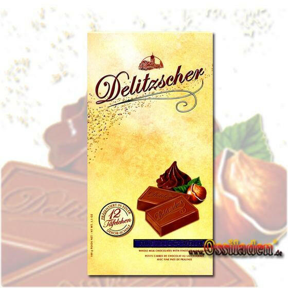 Feine Nougat-Täfelchen (Delitzscher)