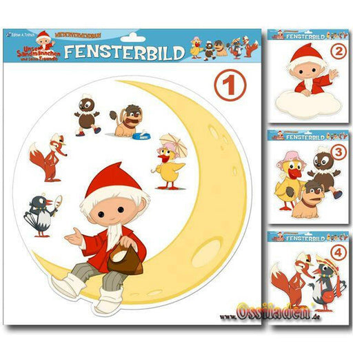 Fensterbild - Sandmännchen u. Freunde