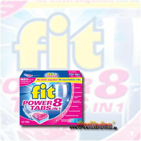 Fit Power Tabs 8 in 1 mit Glasschutzfaktor OZ30, 14er