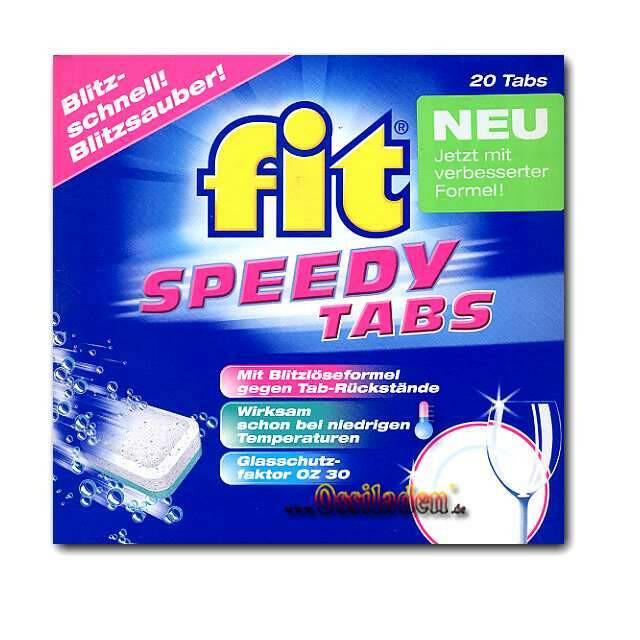 Fit Speedy Tabs mit Glasschutzfaktor OZ30, 20er
