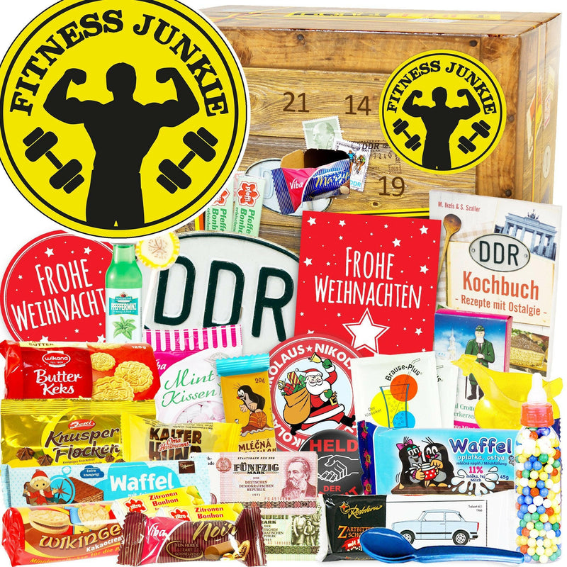 Fitness Junkie - DDR Adventskalender - Ossiladen I Ostprodukte Versand