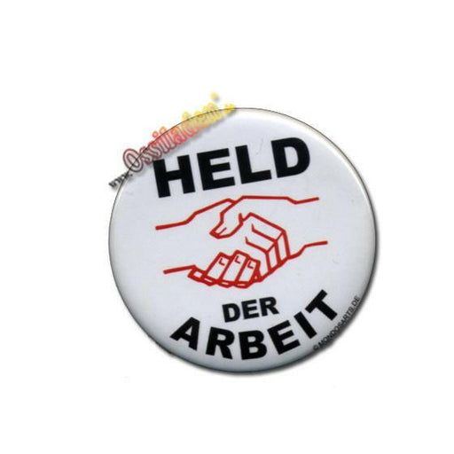 Flaschenöffner - Held der Arbeit (weiß)