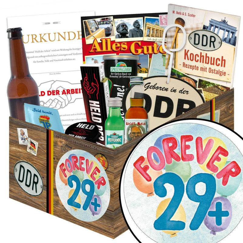 Forever 29+ - Geschenkset Ostpaket "Männer Box" - Ossiladen I Ostprodukte Versand