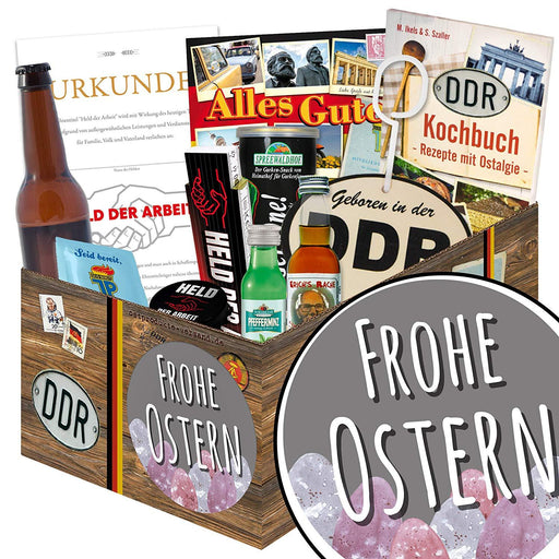 Frohe Ostern - Geschenkset Ostpaket "Männer Box" - Ossiladen I Ostprodukte Versand
