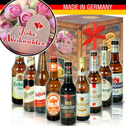 Frohe Weihnachten - Geschenkbox "Ostbiere" 9er Set - Ossiladen I Ostprodukte Versand
