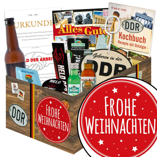 Frohe Weihnachten - Geschenkset Ostpaket "Männer Box" - Ossiladen I Ostprodukte Versand