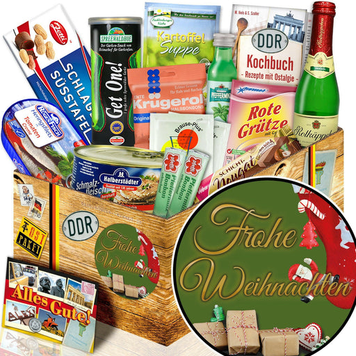 Frohe Weihnachten - Spezialitäten Set M - Ossiladen I Ostprodukte Versand
