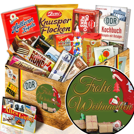 Frohe Weihnachten - Süßigkeiten Set DDR L - Ossiladen I Ostprodukte Versand
