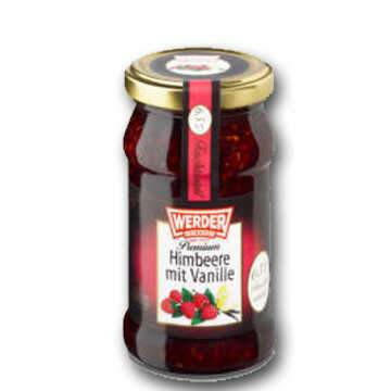 Fruchtaufstrich premium - Himbeere & Vanillie (Werder)