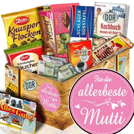 Für die allerbeste Mutti - Geschenkset Ostpaket "Schokoladenbox M" - Ossiladen I Ostprodukte Versand