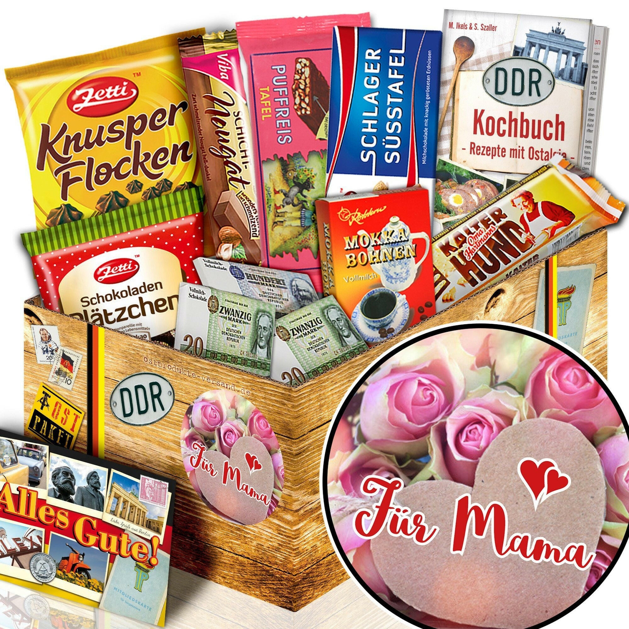 Für Mama - Geschenkset Ostpaket "Schokoladenbox M" - Ossiladen I Ostprodukte Versand