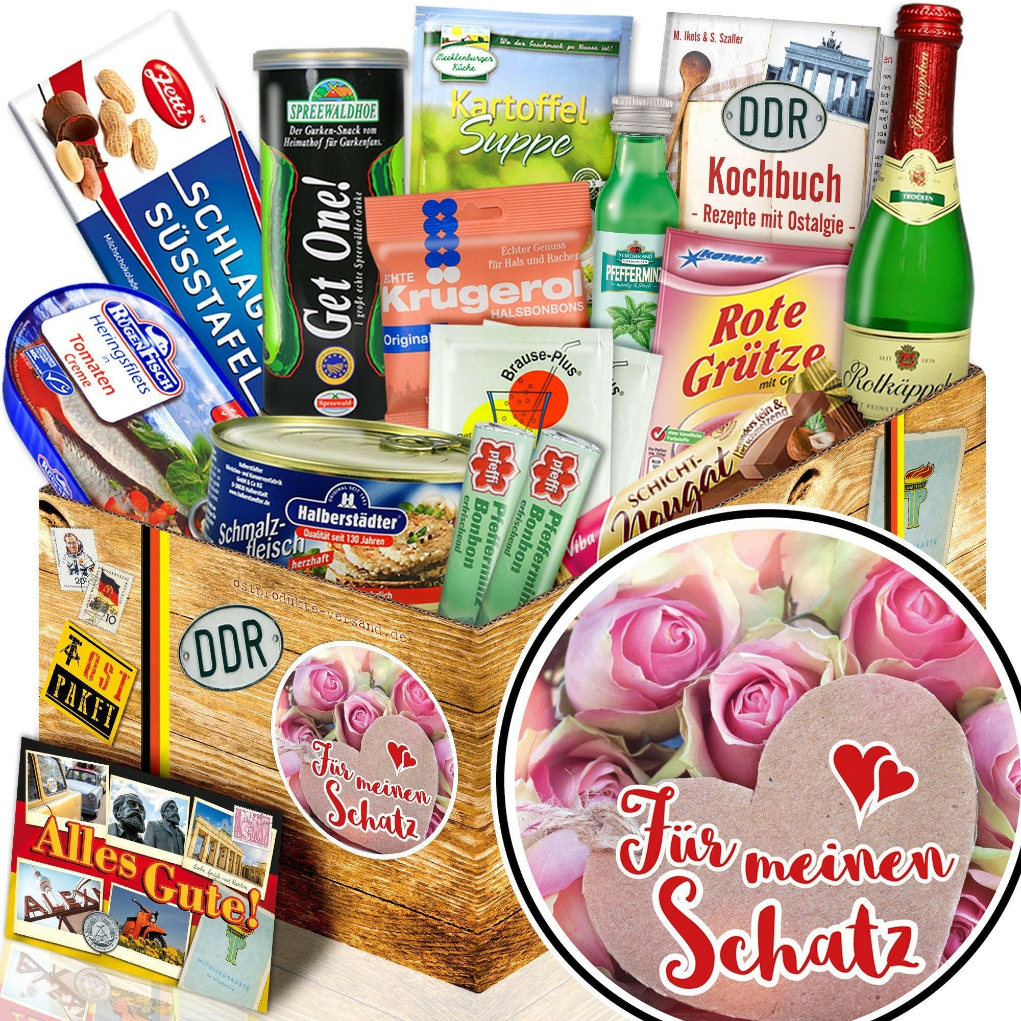 Für meinen Schatz - Spezialitäten Set M - Ossiladen I Ostprodukte Versand