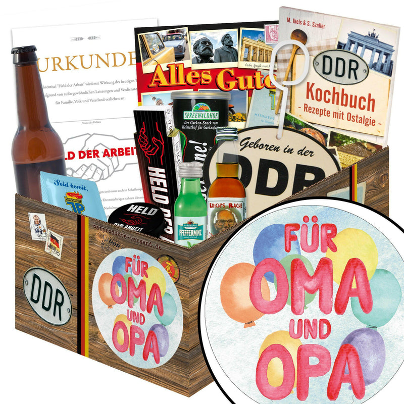Für Oma & Opa - Geschenkset Ostpaket "Männer Box" - Ossiladen I Ostprodukte Versand