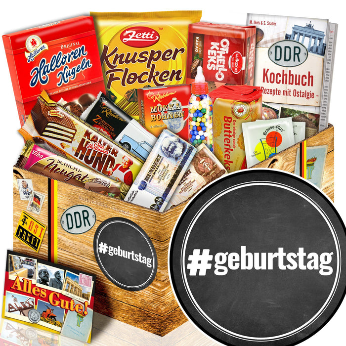 #geburtstag - Süßigkeiten Set DDR L - Ossiladen I Ostprodukte Versand