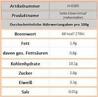 Gelbe Erbsen-Eintopf (Halberstädter) - Ossiladen I Ostprodukte Versand