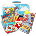 "Geschenk-Koffer " Sandmännchen " gefüllt"