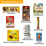 Geschenkeset Ostpaket "Schokoladenbox XL" - Ossiladen I Ostprodukte Versand