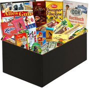 Geschenkeset Ostpaket "Schokoladenbox XL" in schwarzer Geschenkebox - Ossiladen I Ostprodukte Versand