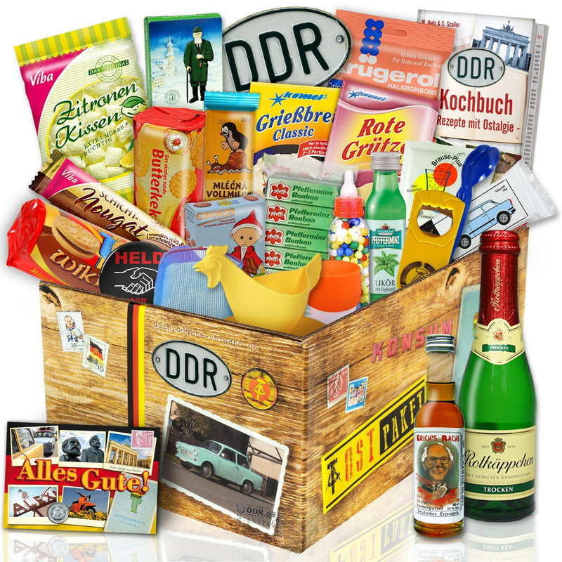 Geschenkset Ostpaket "24x DDR Waren“ - Ossiladen I Ostprodukte Versand