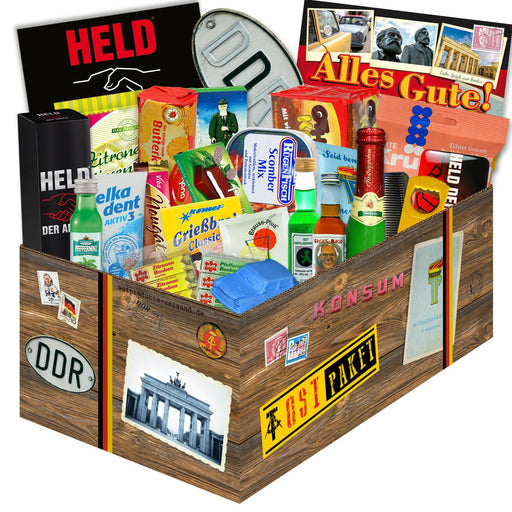 Geschenkset Ostpaket "24x DDR Waren für echte Ossi Männer" - Ossiladen I Ostprodukte Versand