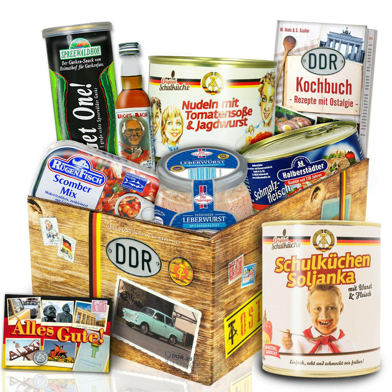 Geschenkset Ostpaket "DDR Herzhaft Box" - Ossiladen I Ostprodukte Versand