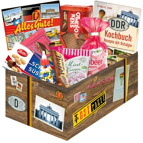 Geschenkset Ostpaket "DDR Süßigkeiten Box" - Ossiladen I Ostprodukte Versand